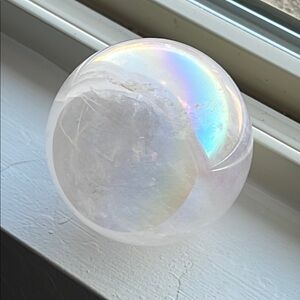 Rainbow Aura Quartz Crystal